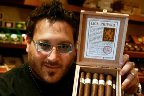 A box of Liga Privada cigars presented at Cordova Cigars