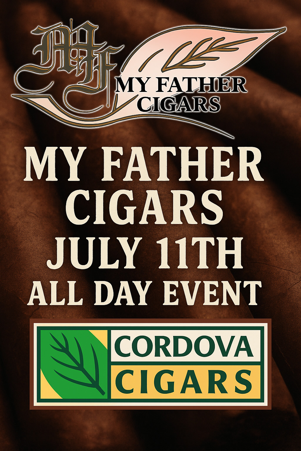 My Father Cigars Event Pensacola July 11th 2025